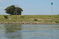 Die Kilometrierung vom Rhein wird auf der Ijssel (mit einigen Sprüngen) fortgesetzt.
